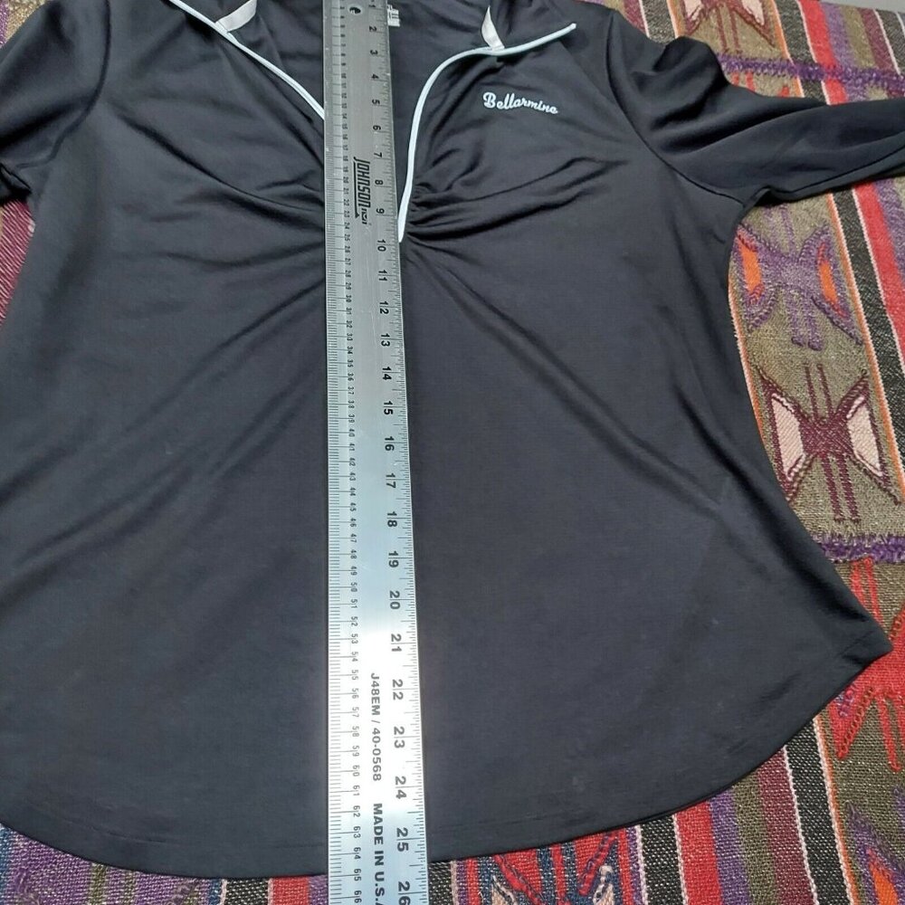 Under Armour Womena Heatgear Black Loose Fit Shirt Size XL Half Zip Long Sleeve - Picture 5 of 6